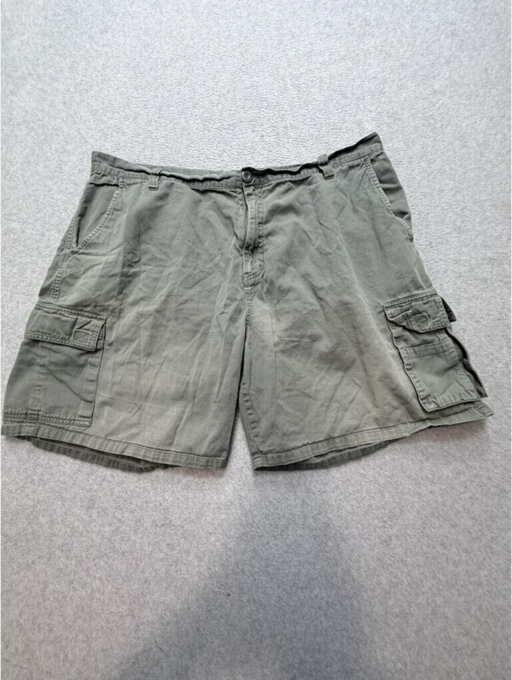 Big Dogs Mens Cargo Shorts 42 Olive Green Relaxed Fit Cotton Utility